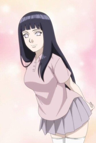 hinata hyuga butt skirt
