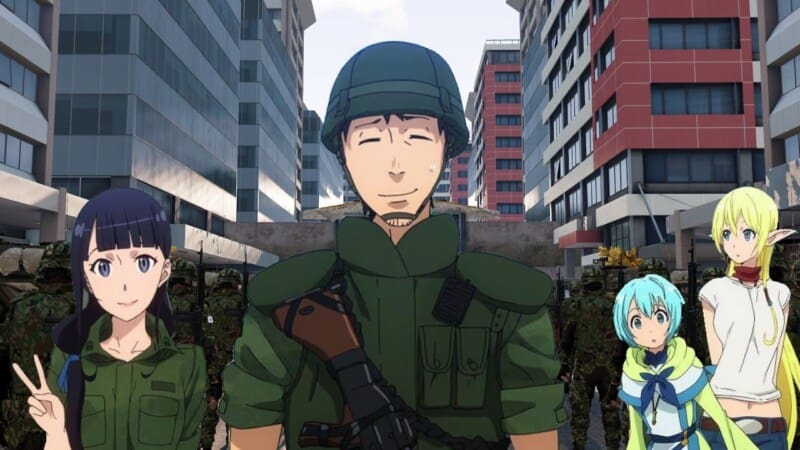 GATE JSDF squad anime