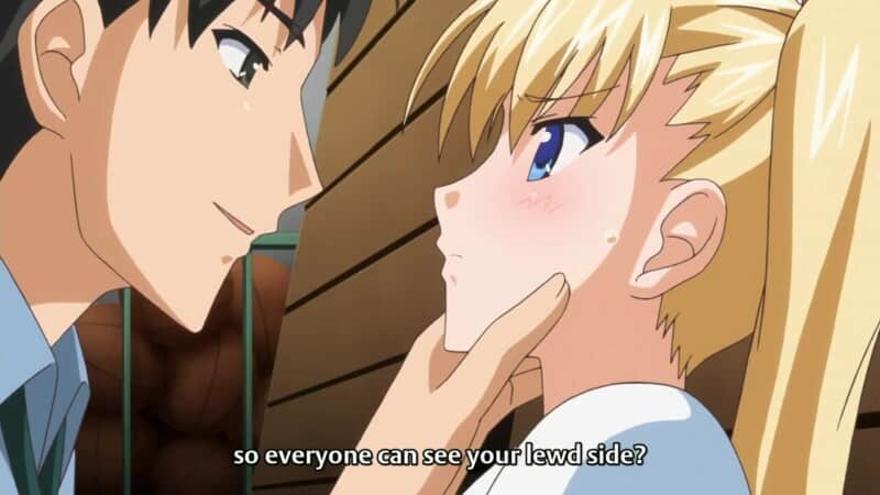 Oni Chichi the Series hentai series blonde