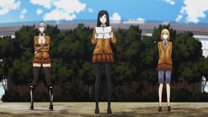 Prison School anime girls screenshot