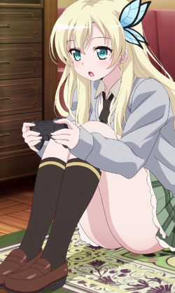 The Greatest Ecchi Anime Waifu's Of All Time Filled With Eye Candy 44 Sena Haganai I Dont Have Many Friends skirt