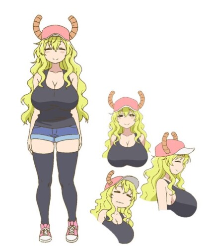 Lucoa Miss Kobayashis Dragon Maid boobies