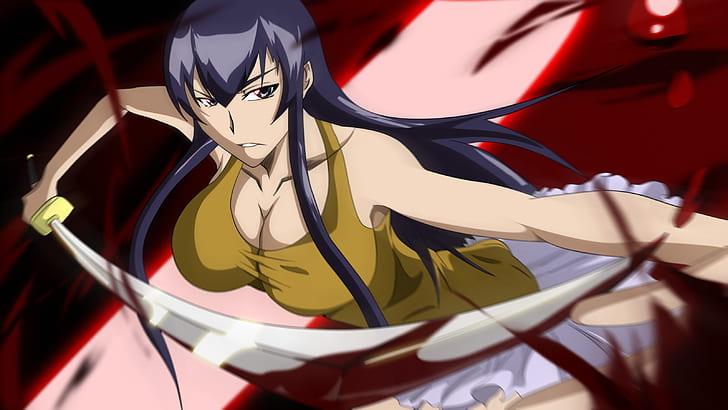 Saeko Busujima High School Of The Dead sword