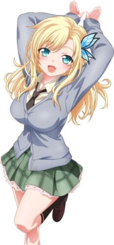 Sena Kashiwazaki Haganai ecchi blondie