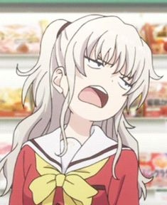 meh face charlotte anime meme nao tomori