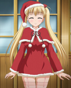 Daily Fanservice #115 | Merry Christmas Airi Akizuki (Oni Chichi)