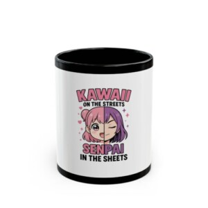 Anime Coffee Mug Kawaii On The Streets Senpai In Sheets