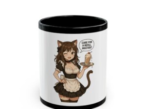Coffee Cup - Care For a Refill Master Anime Cat Girl