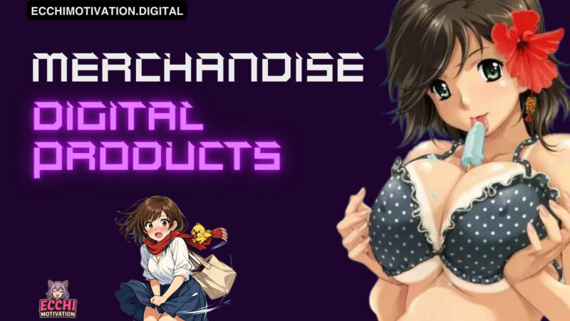 ecchi motivation merch shop banner